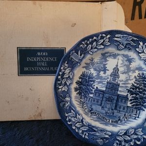 Avon Independence Hall Bicentennial Plate